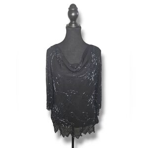 Elegant Black Women's Blouse